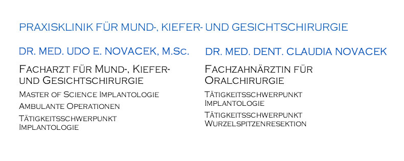Rundgang durch die Praxis von Mund Kiefer Gesichts Chirurgie Udo E. und Dr. Claudia Novacek Oralchirurg